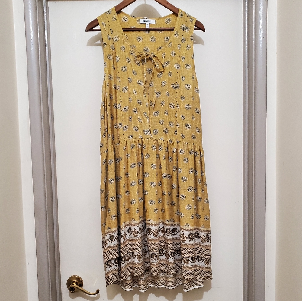 William Rast Sleeveless Beaded Tank Dress